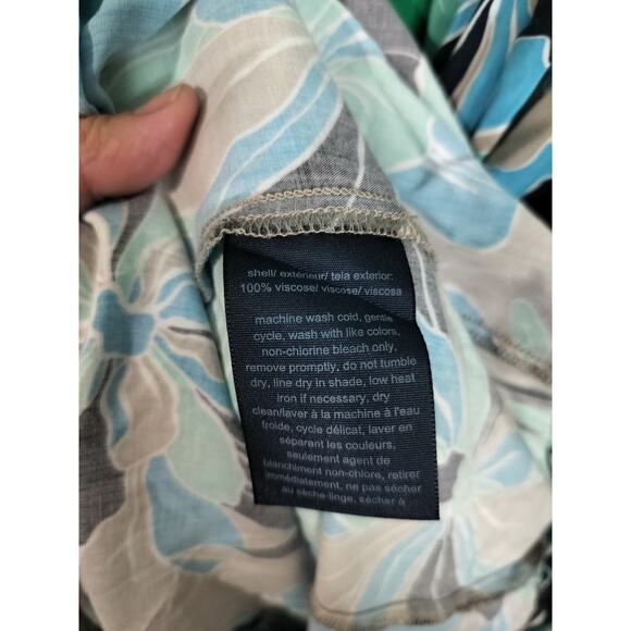 3629) Tommy Hilfiger Floral Halter Maxi Dress Oasis Combo Size XS - Picture 9 of 9